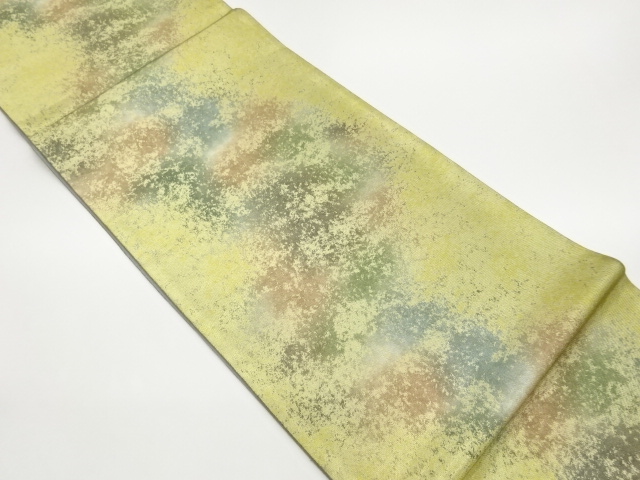 抽象模様織出し全通袋帯